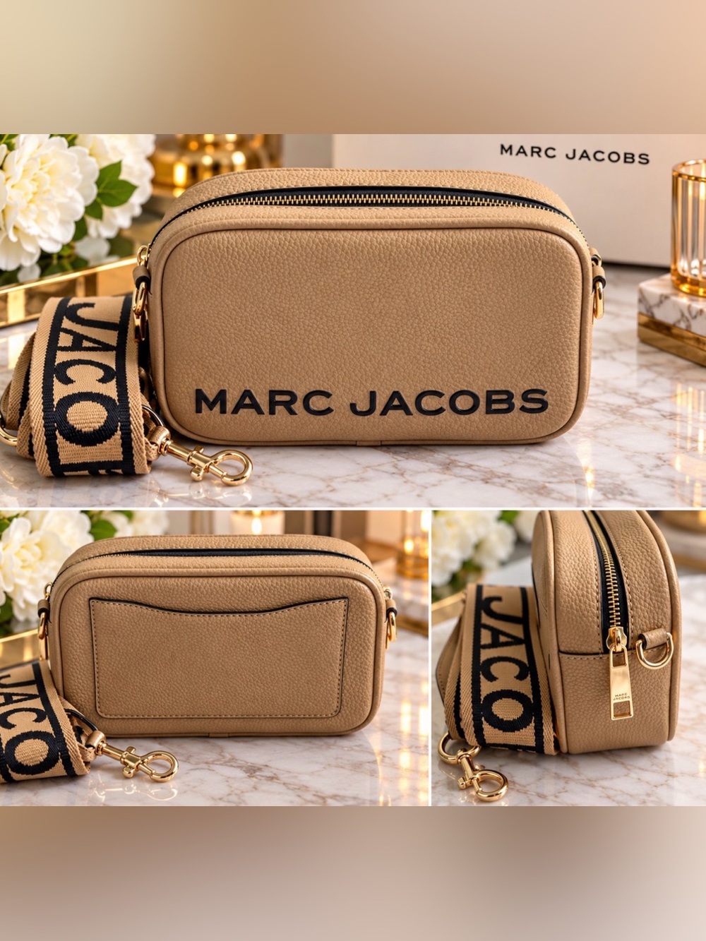 Marc Jacobs Tan Crossbody Bag